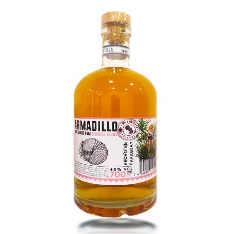 Armadillo-blushed-blond rum pure single rum rhum ron Paraguay